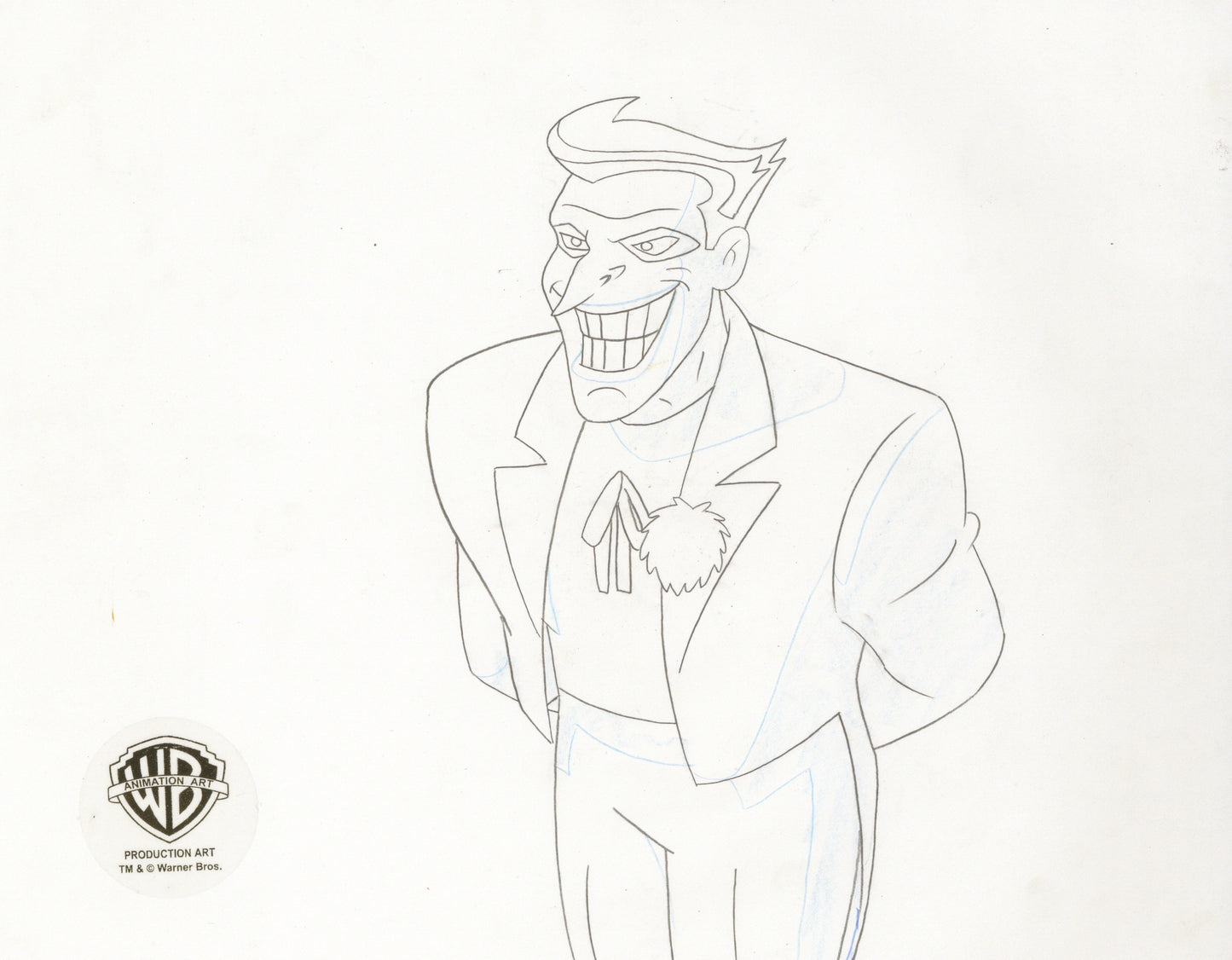 Batman The Animated Series Original Production Drawing: Joker