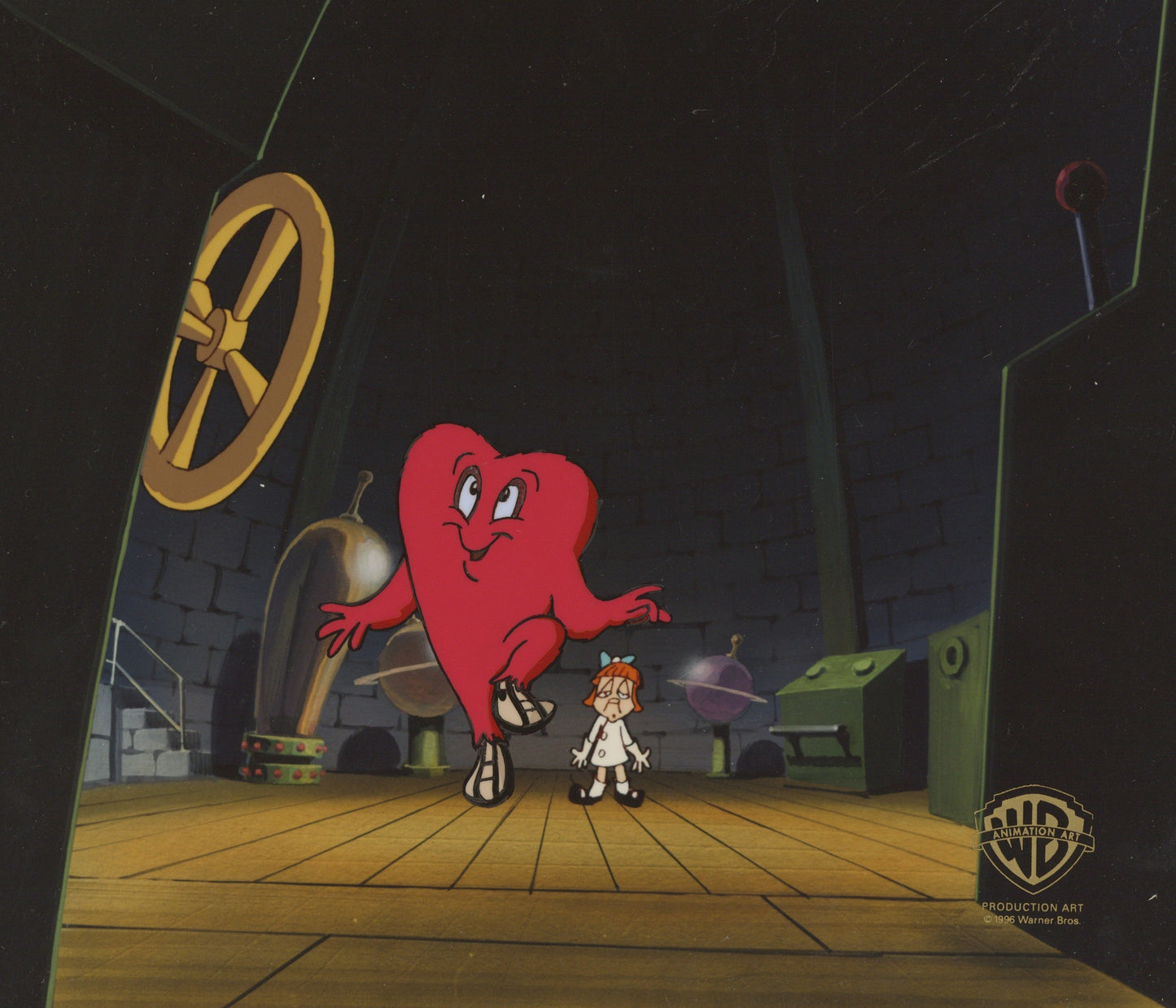 Tiny Toons Original Production Cel: Gossamer and Elmyra