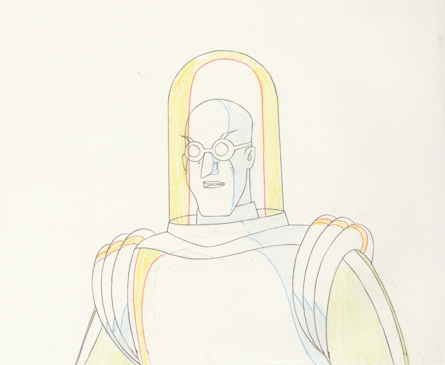 Batman The Animated Series Original Production Drawing: Mr. Freeze