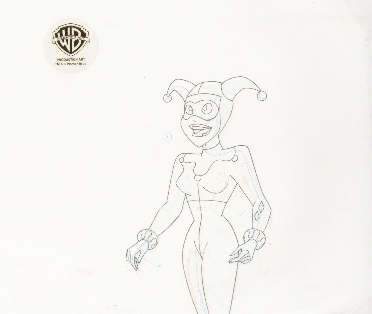Batman The Animated Series Original Production Drawing: Harley Quinn