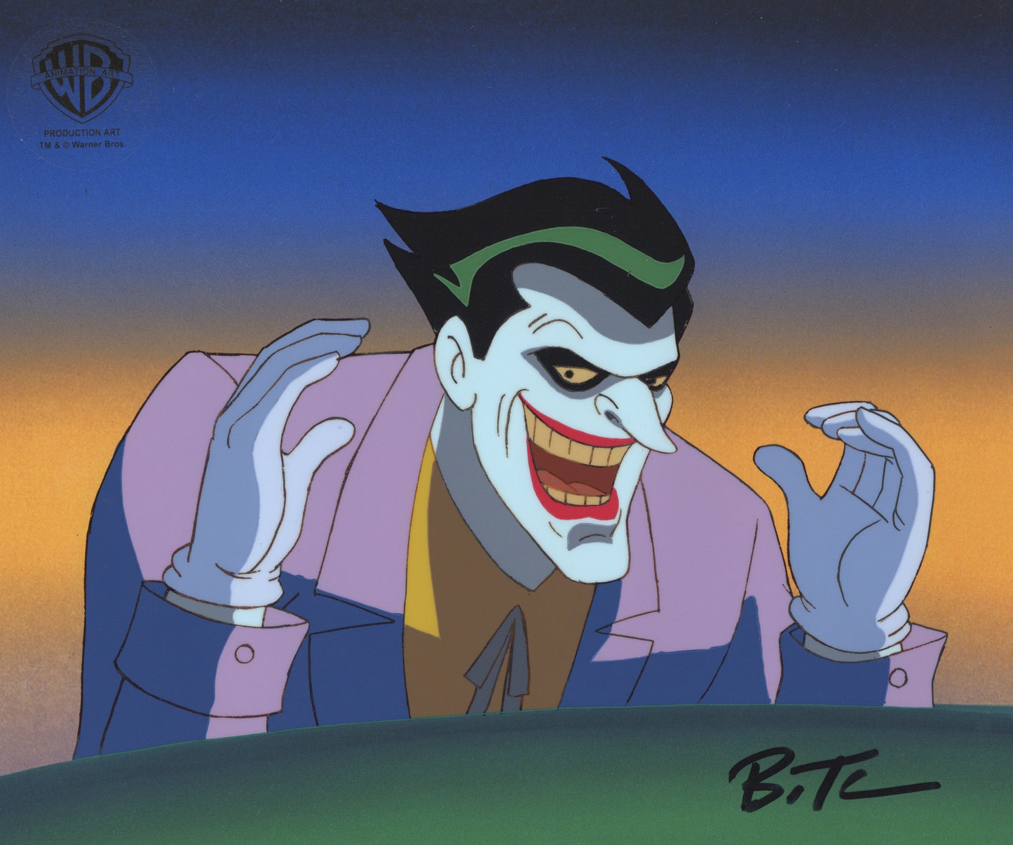 Batman The Animated Series Original Production Cel: Joker