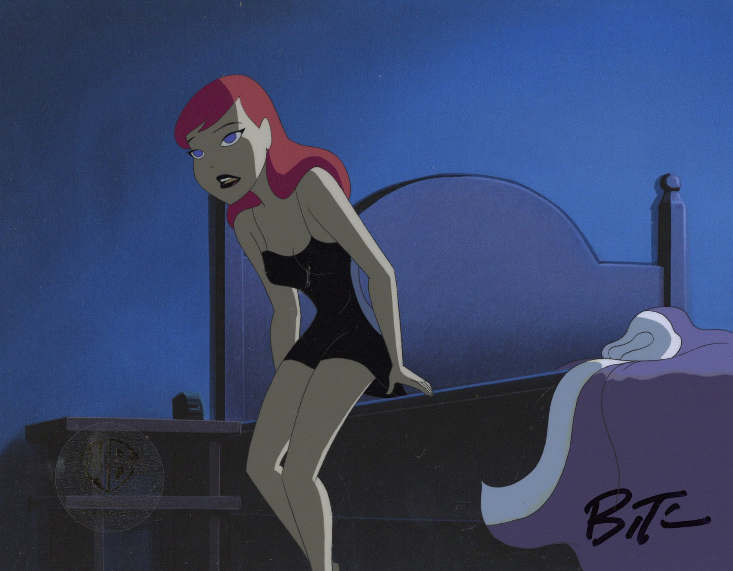 The New Batman Adventures Original Production Cel signed by Bruce Timm: Barbara Gordon
