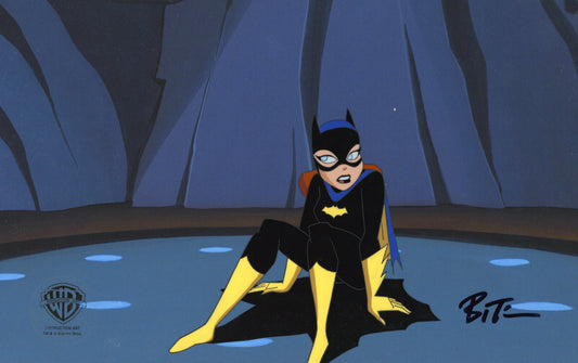 The New Batman Adventures Original Production Cel signed by Bruce Timm: Batgirl