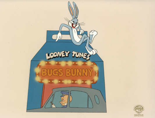Looney Tunes Original Production Cel: Bugs Bunny, Elmer Fudd