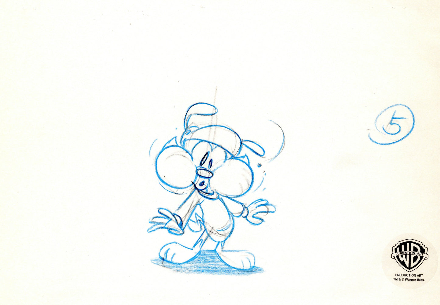Animaniacs Original Production Drawing: Wakko