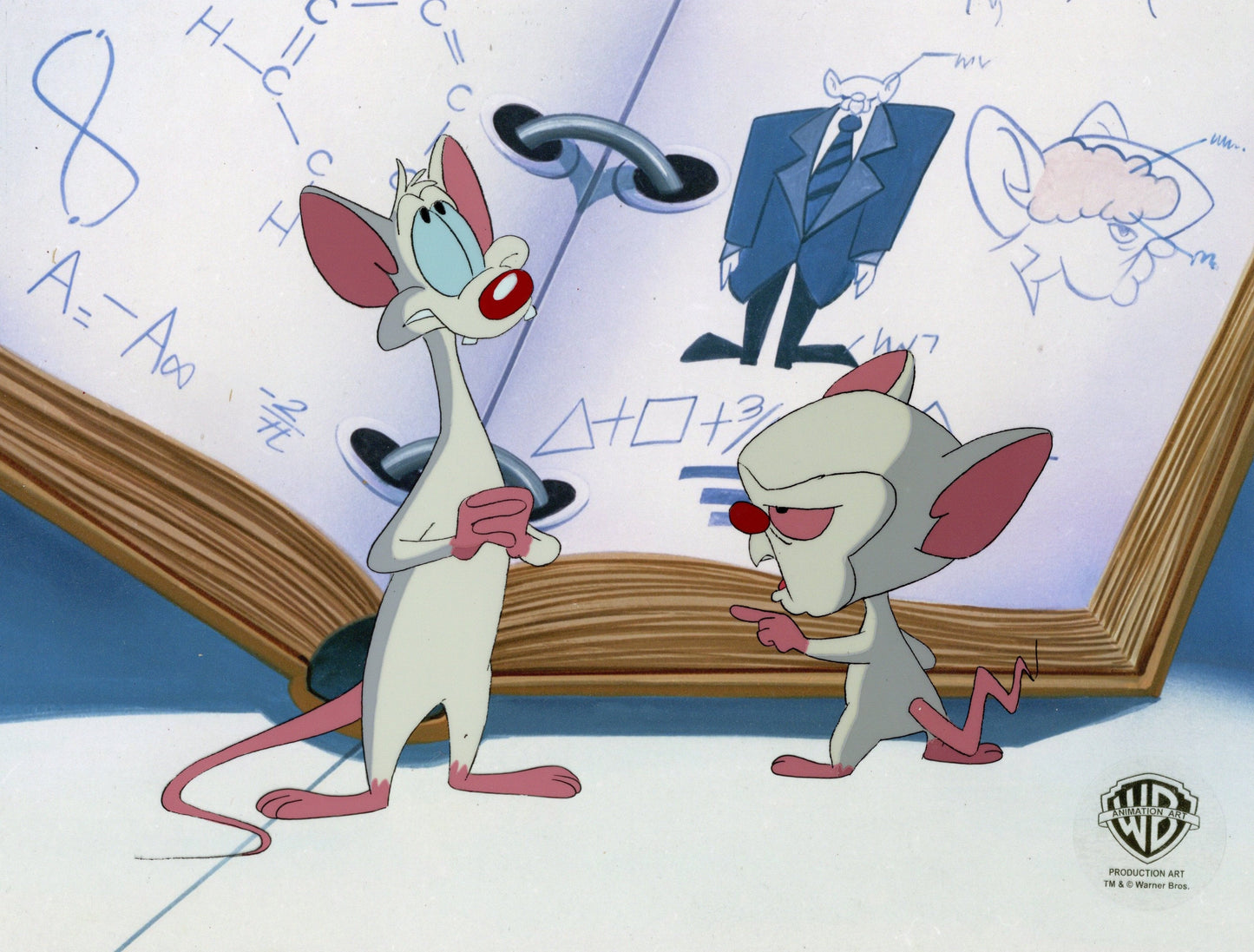 Pinky And The Brain Original Production Cel: Pinky and Brain