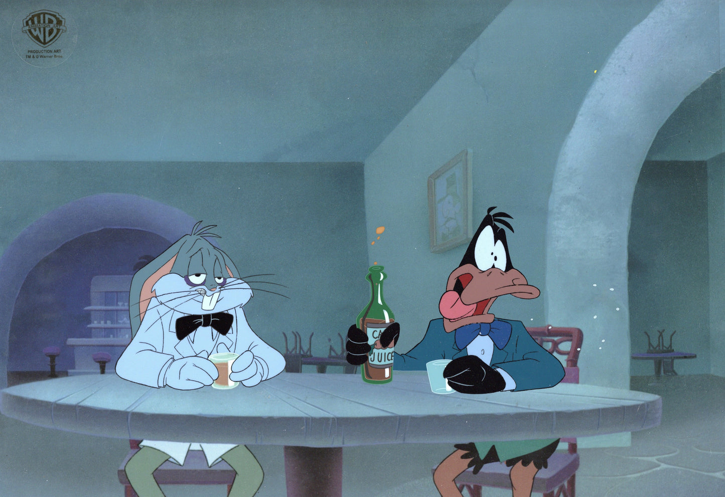 Looney Tunes Original Production Cel: Bugs Bunny and Daffy Duck