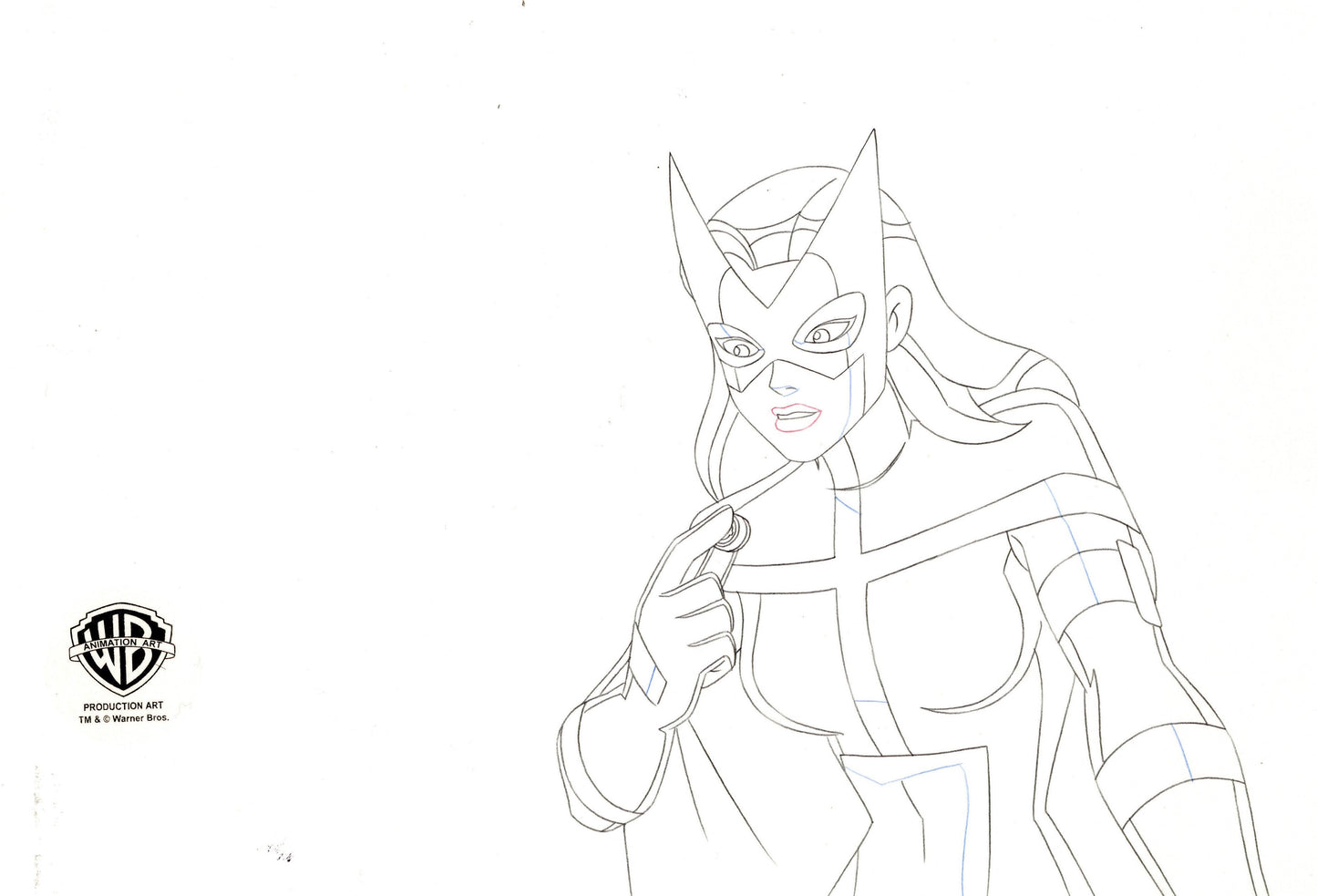 Justice League Original Production Drawing: Huntress