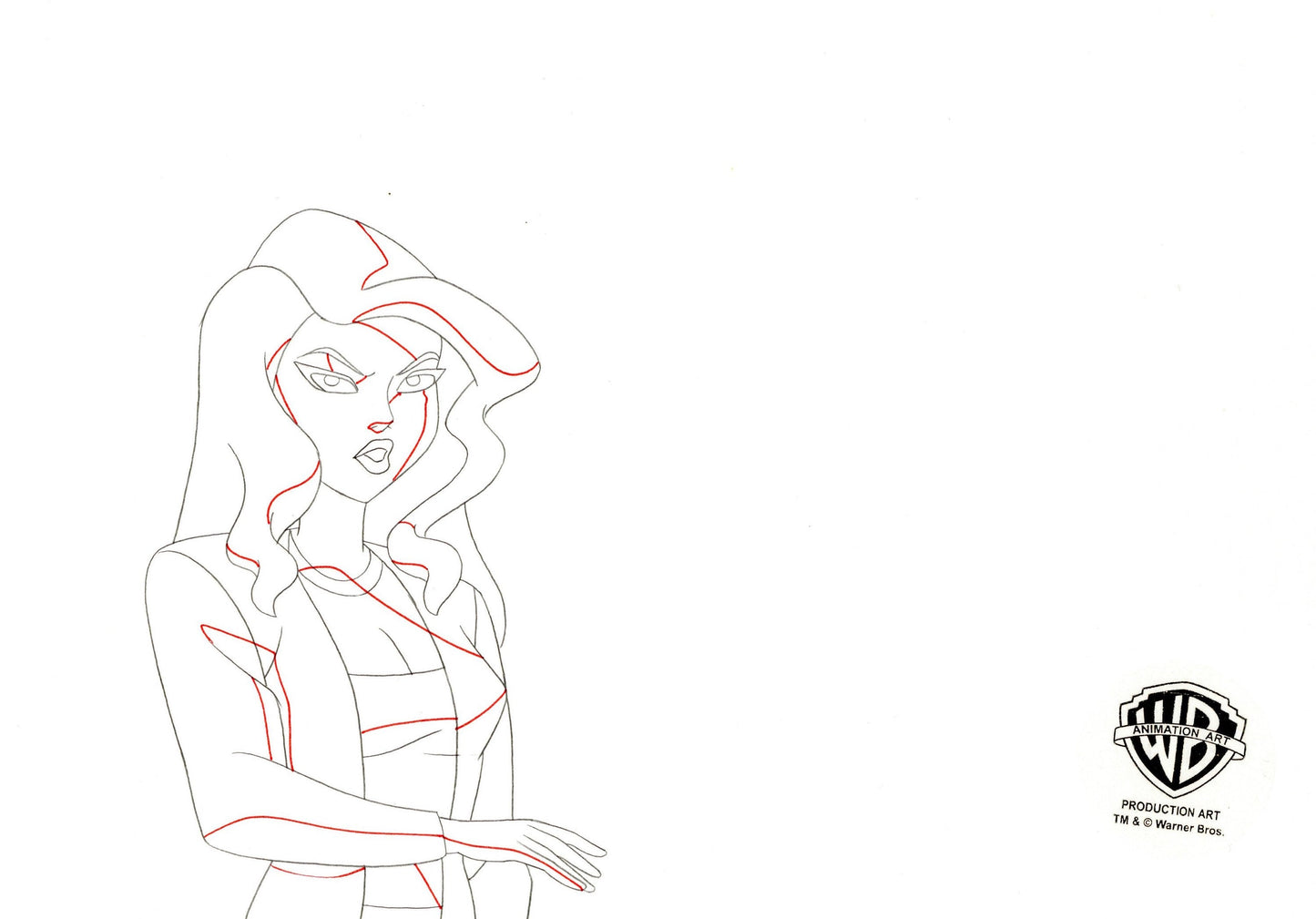 Justice League Original Production Drawing: Black Canary