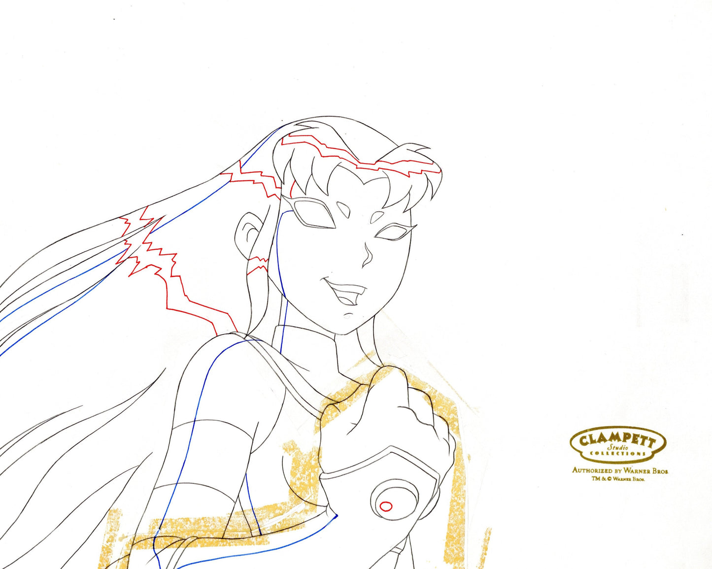 Teen Titans Original Production Drawing: Blackfire