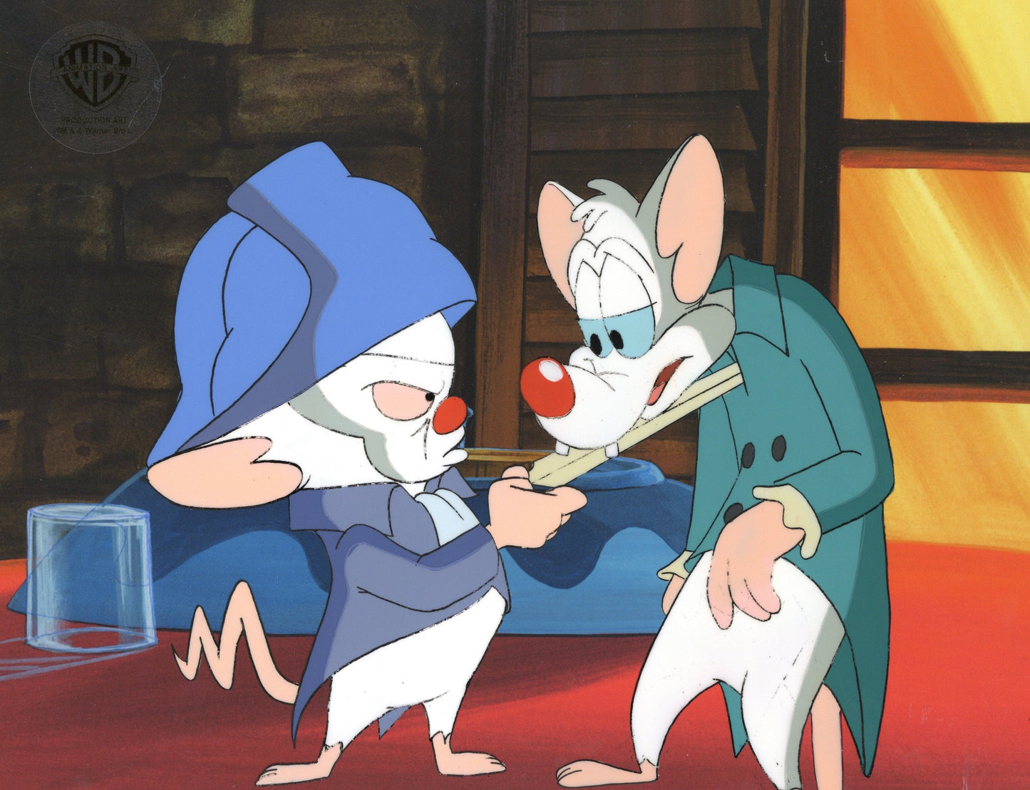 Pinky And The Brain Original Production Cel: Pinky and Brain