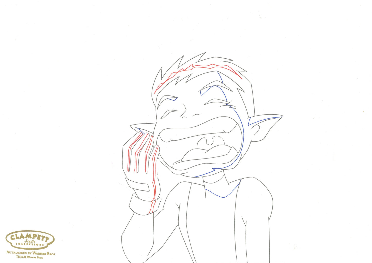 Teen Titans Original Production Drawing: Beast Boy