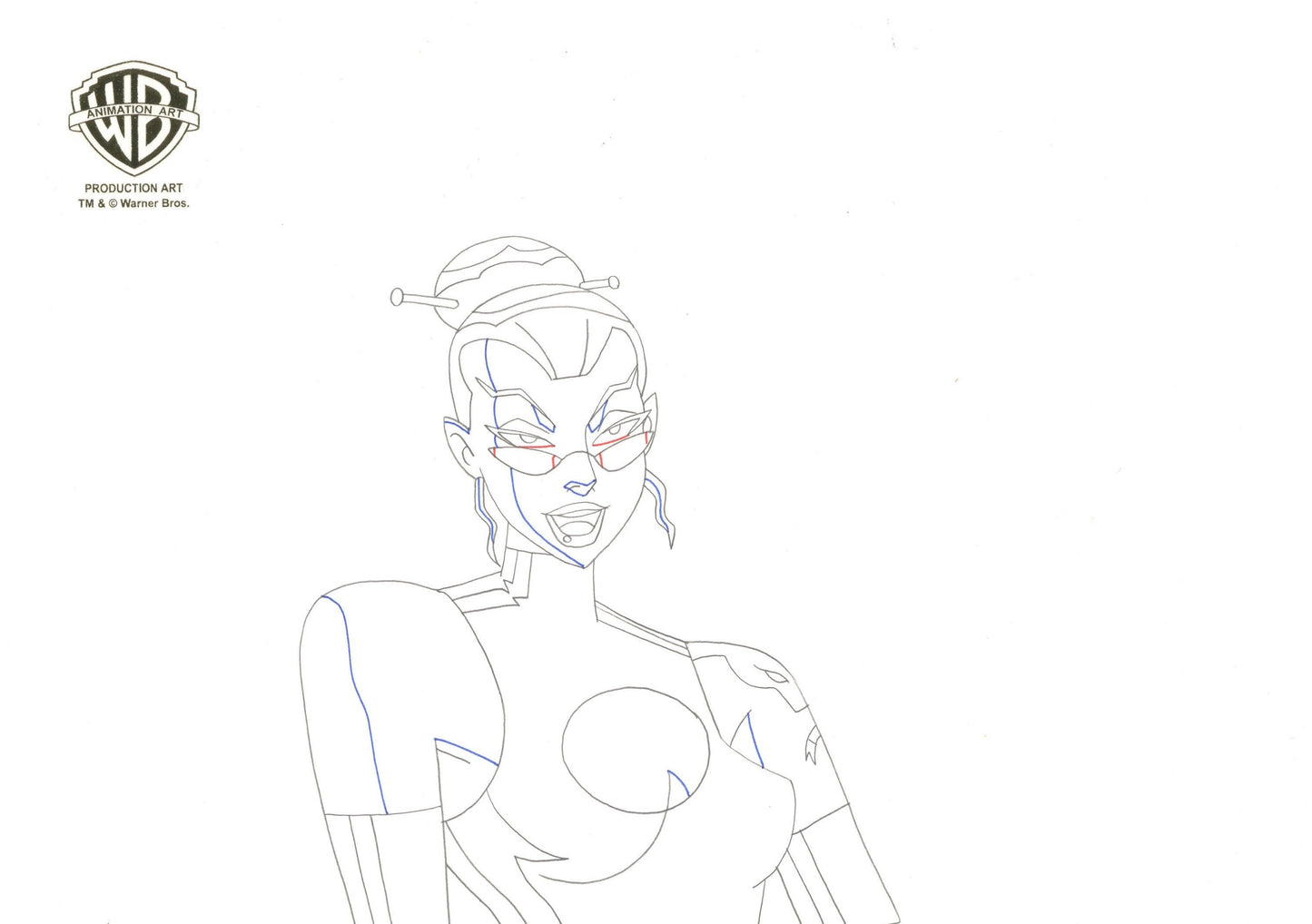 Justice League Unlimited Original Production Drawing: Roulette