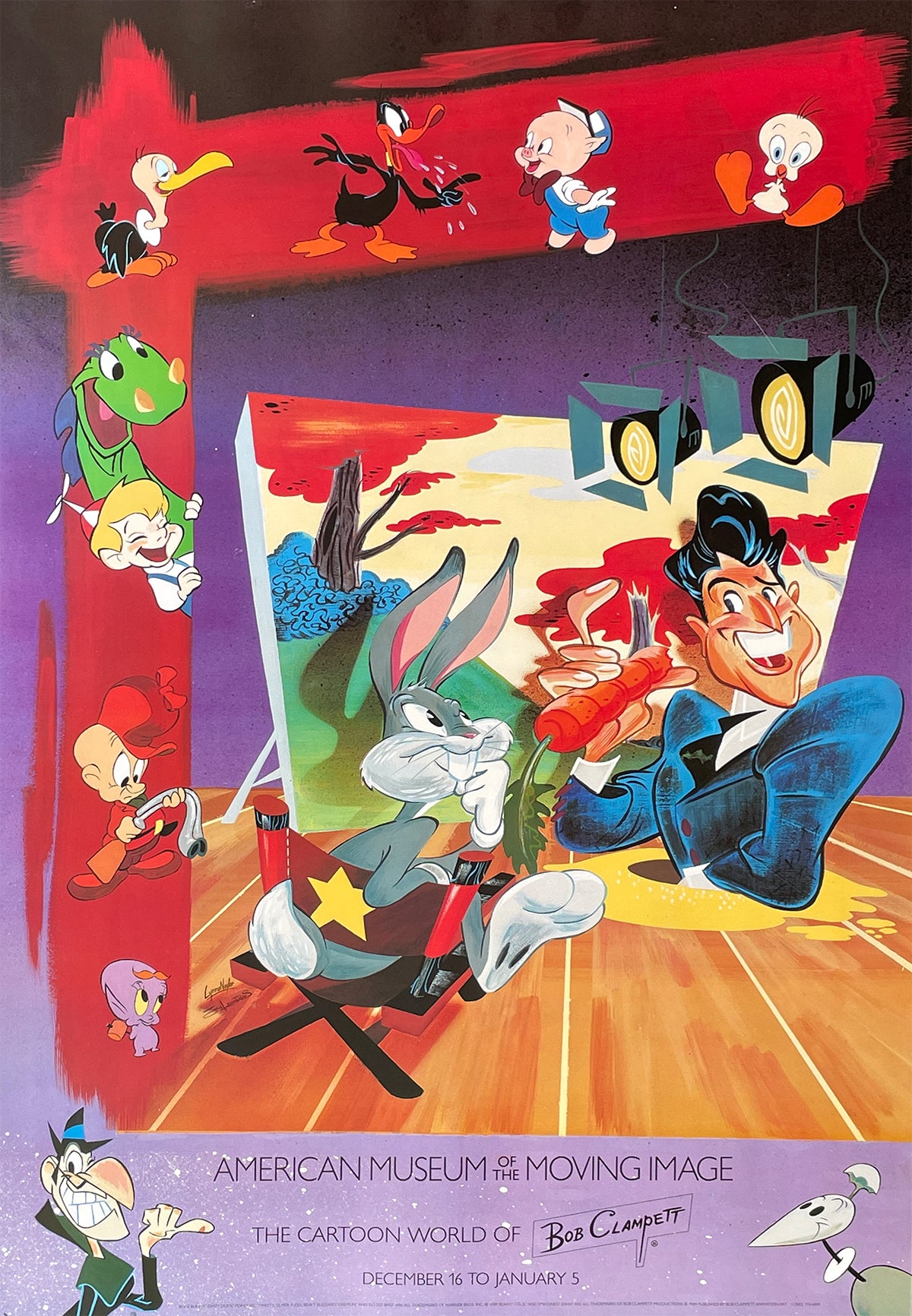 Bob Clampett Tribute Lithograph