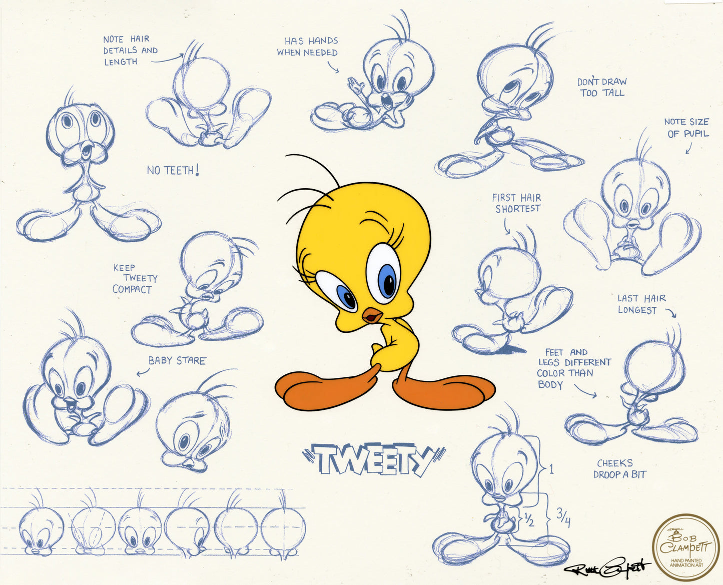 Tweety Model Sheet