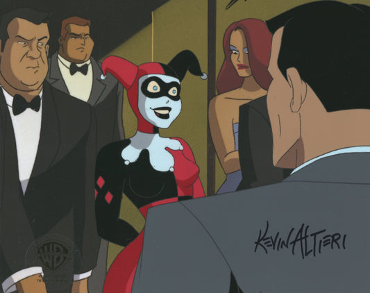 Batman The Animated Series Original Production Cel Signed By Kevin Altieri: Harley, Boxy Bennett