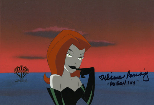 The New Batman Adventures Original Production Cel Signed by Diane Pershing: Poison Ivy