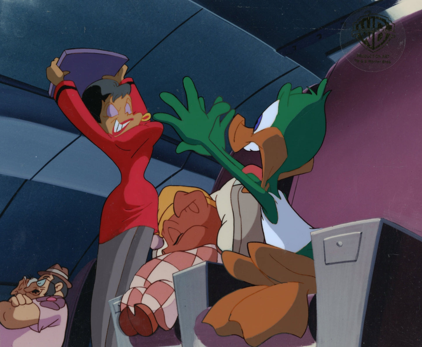 Tiny Toon Adventures Original Production Cel: Plucky and Uhura