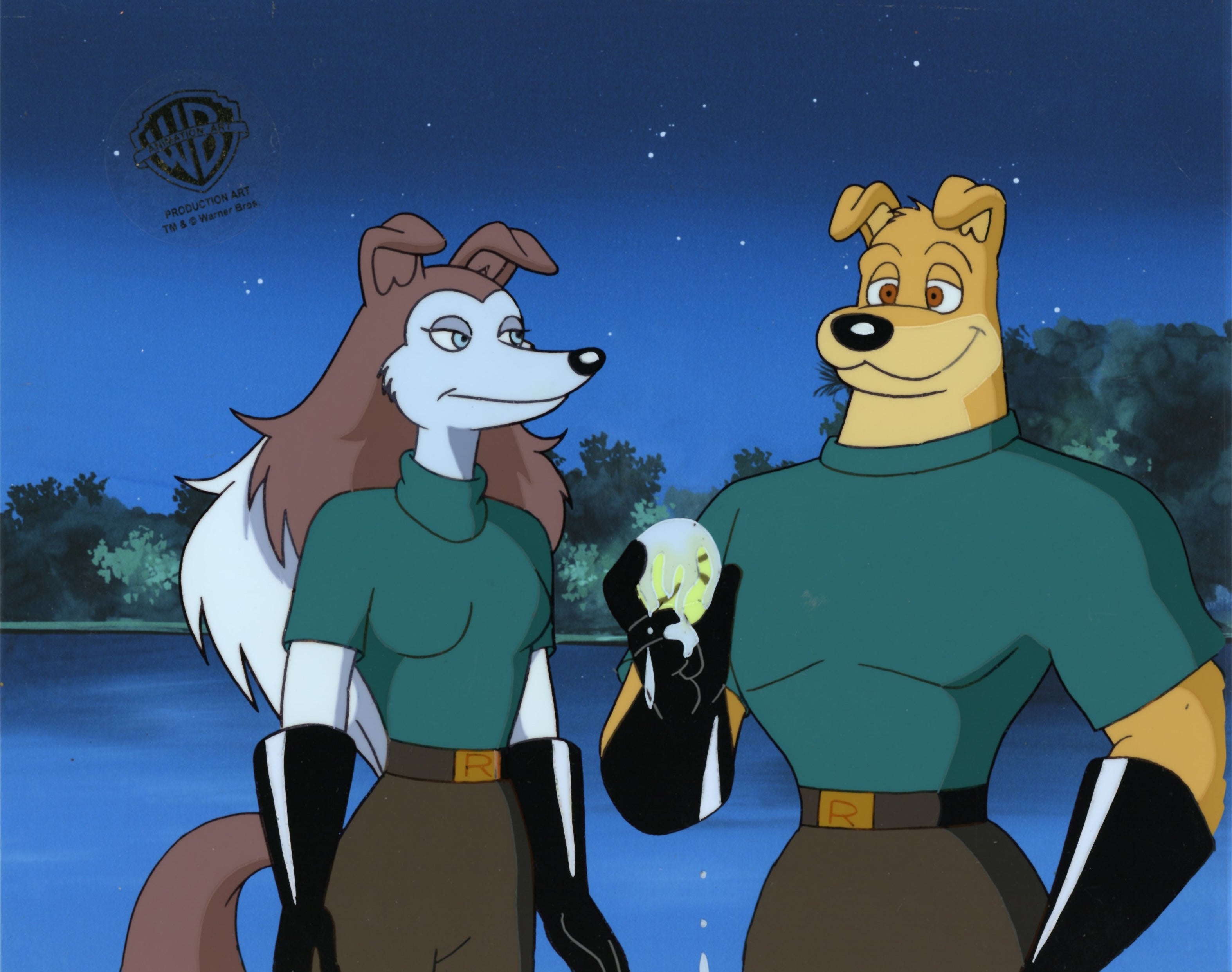 Road Rovers Original Production Cel: Colleen, Hunter – Clampett Studio