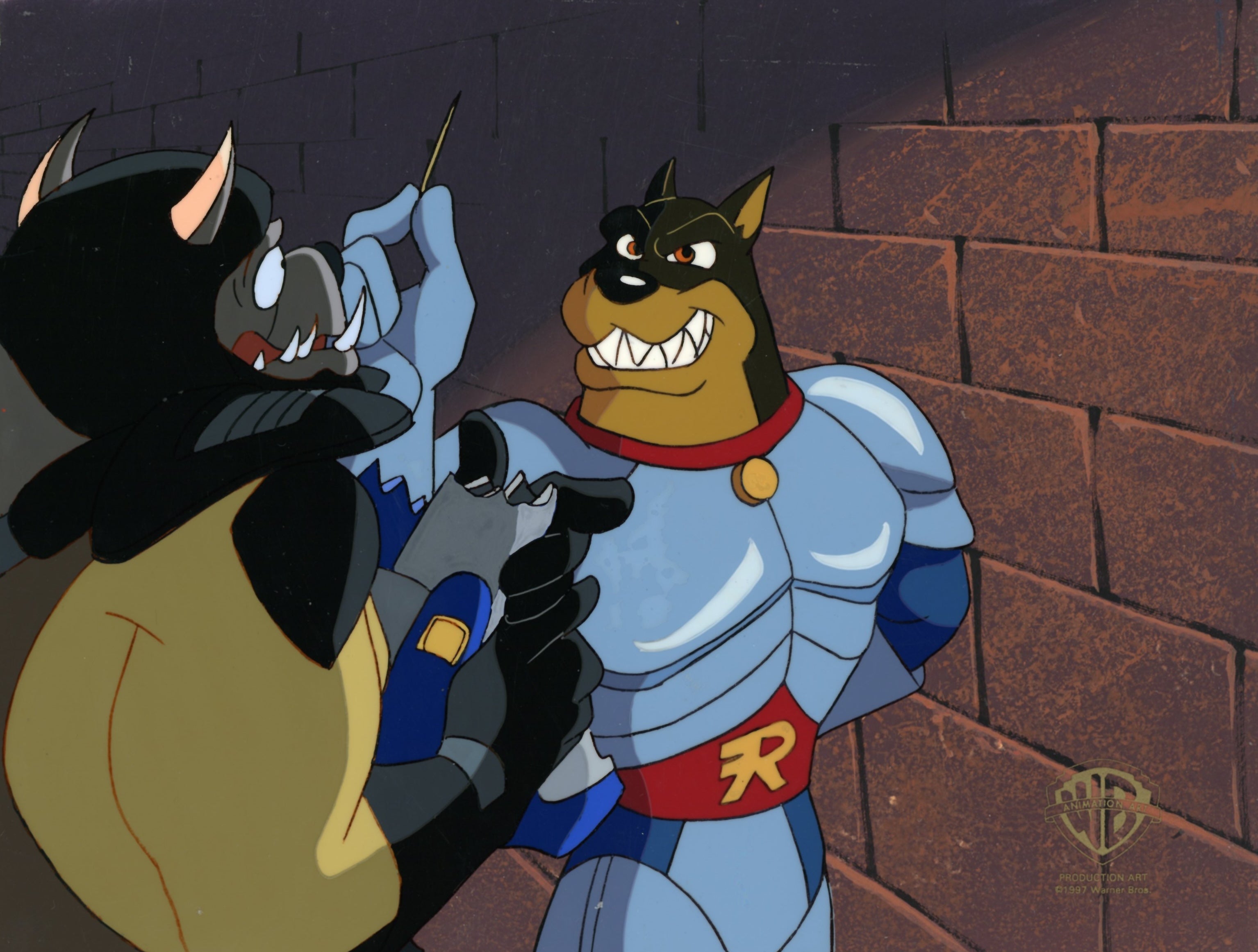Road Rovers Original Production Cel on Original Background: Blitz ...