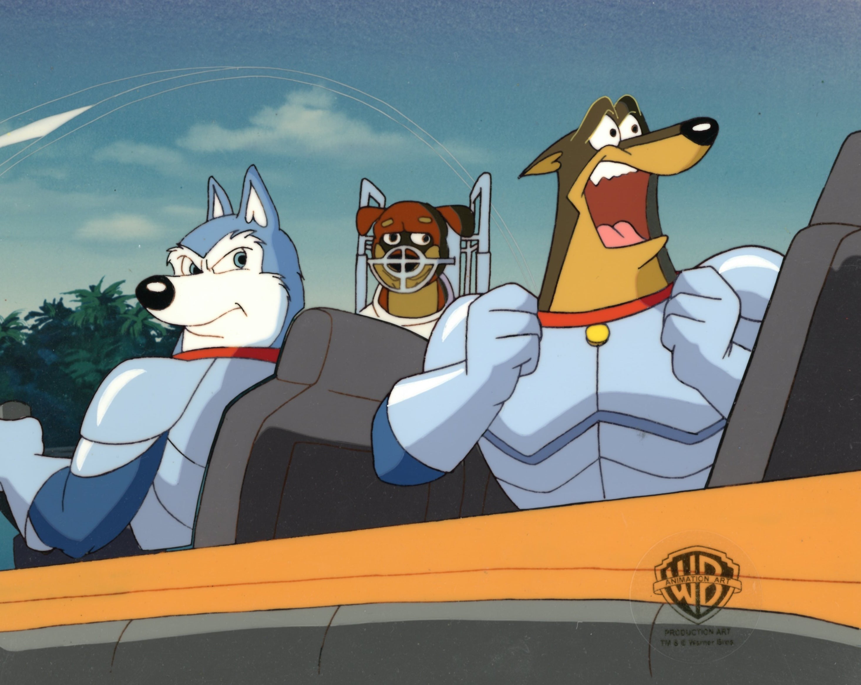 Road Rovers Original Production Cel: Exile, Muzzle, Blitz – Clampett Studio