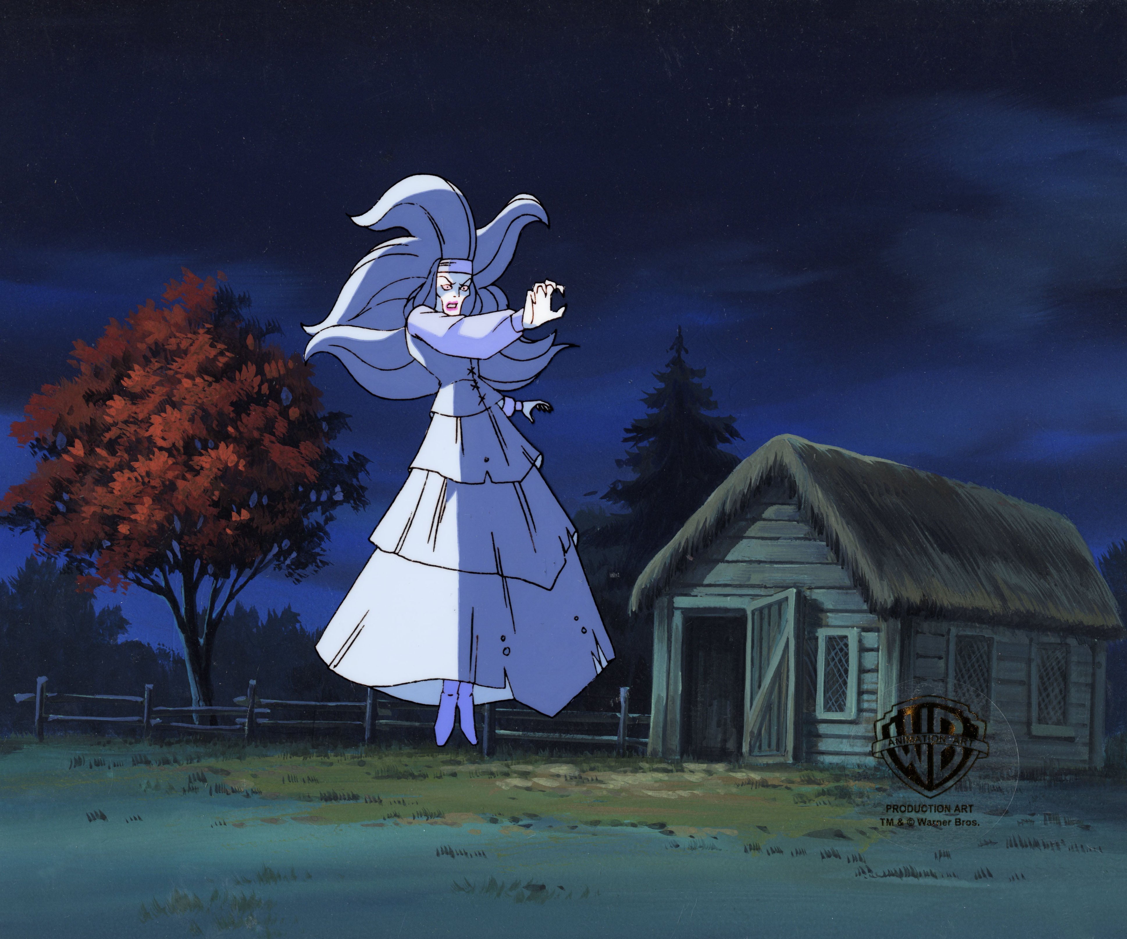 Scooby-Doo and the Witch's Ghost Original Production Cel on Original P ...