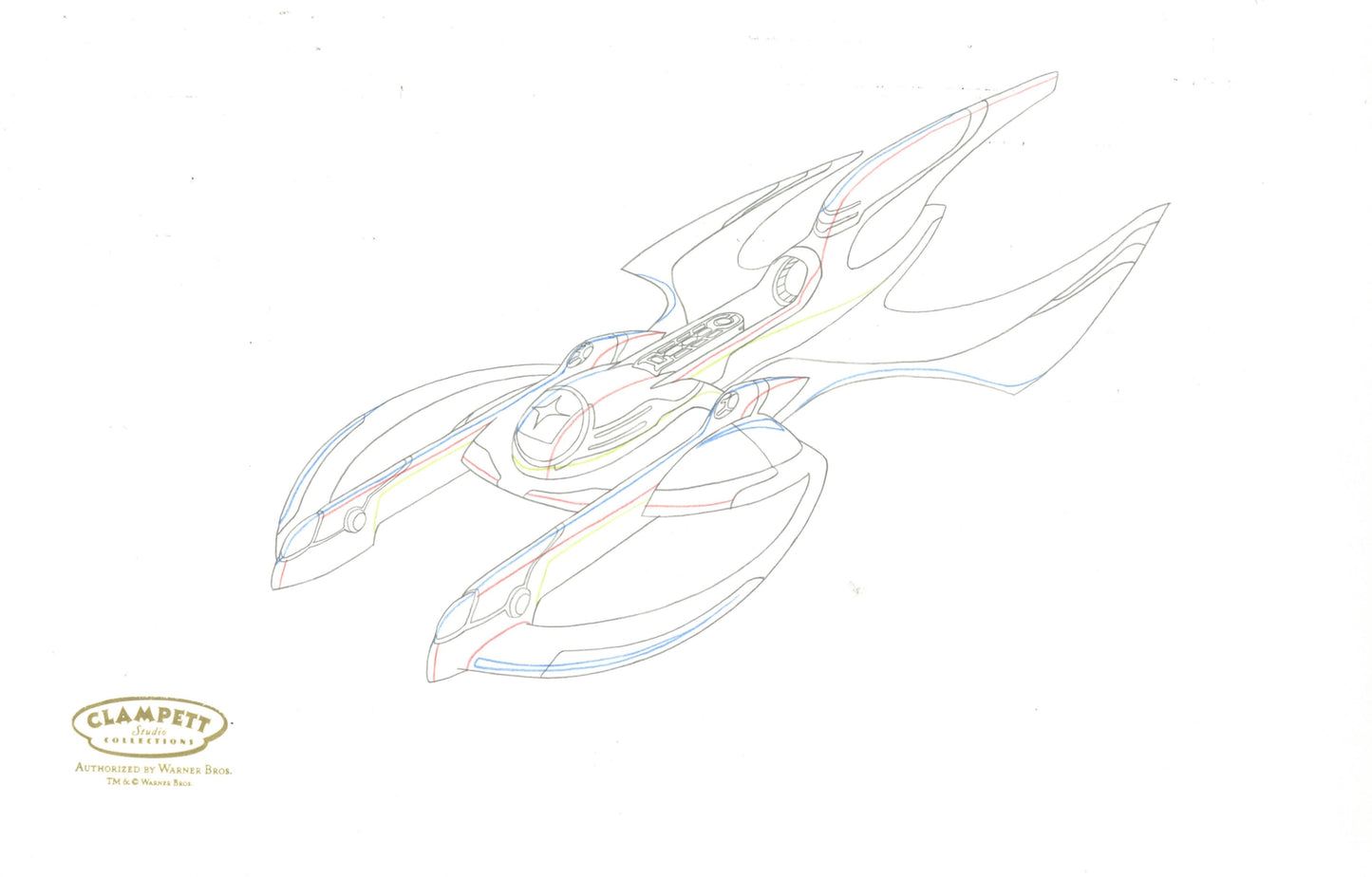 Legion of Super Heroes Original Production Drawing: Legion Cruiser