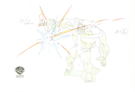 Justice League Unlimited Original Production Drawing: Parasite