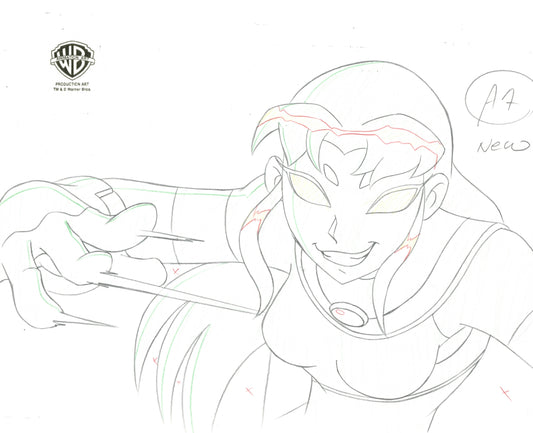 Teen Titans Original Production Drawing: Blackfire