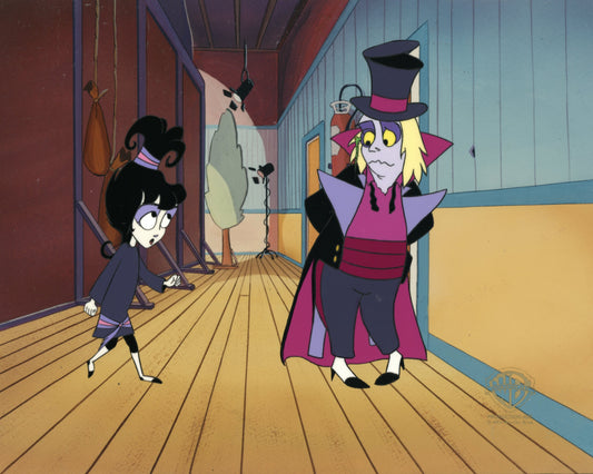 Beetlejuice The Animated Series Original Production Cel: Lydia, Beetlejuice