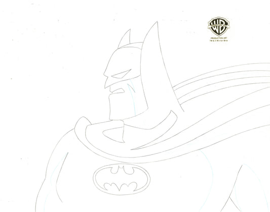 Batman: Mask of the Phantasm Original Production Drawing: Batman