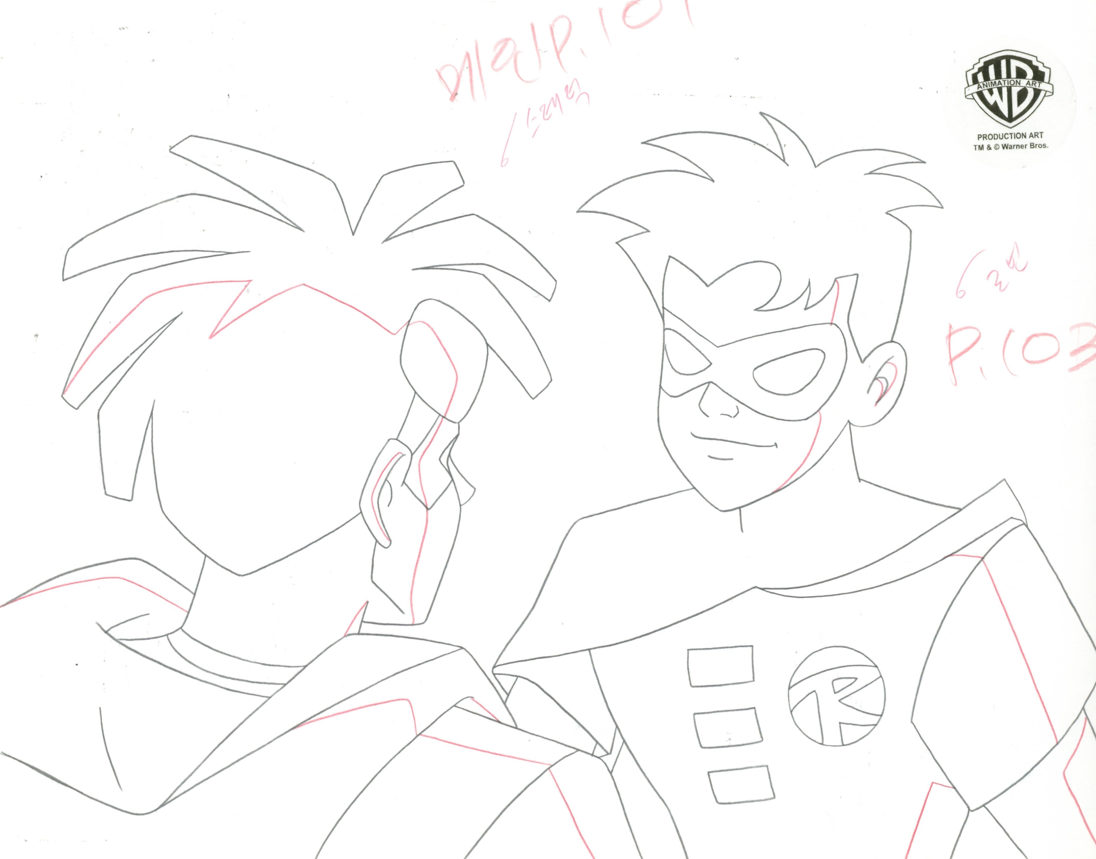 Static Shock Original Production Drawing: Static Shock, Robin ...