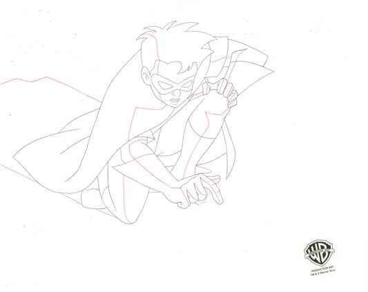 Static Shock Original Production Drawing: Robin