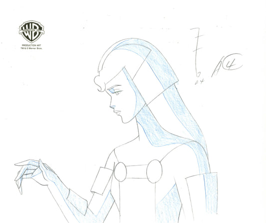 Superman The Animated Series Original Production Drawing: Lara