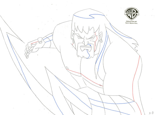 Justice League Original Production Drawing: Aquaman