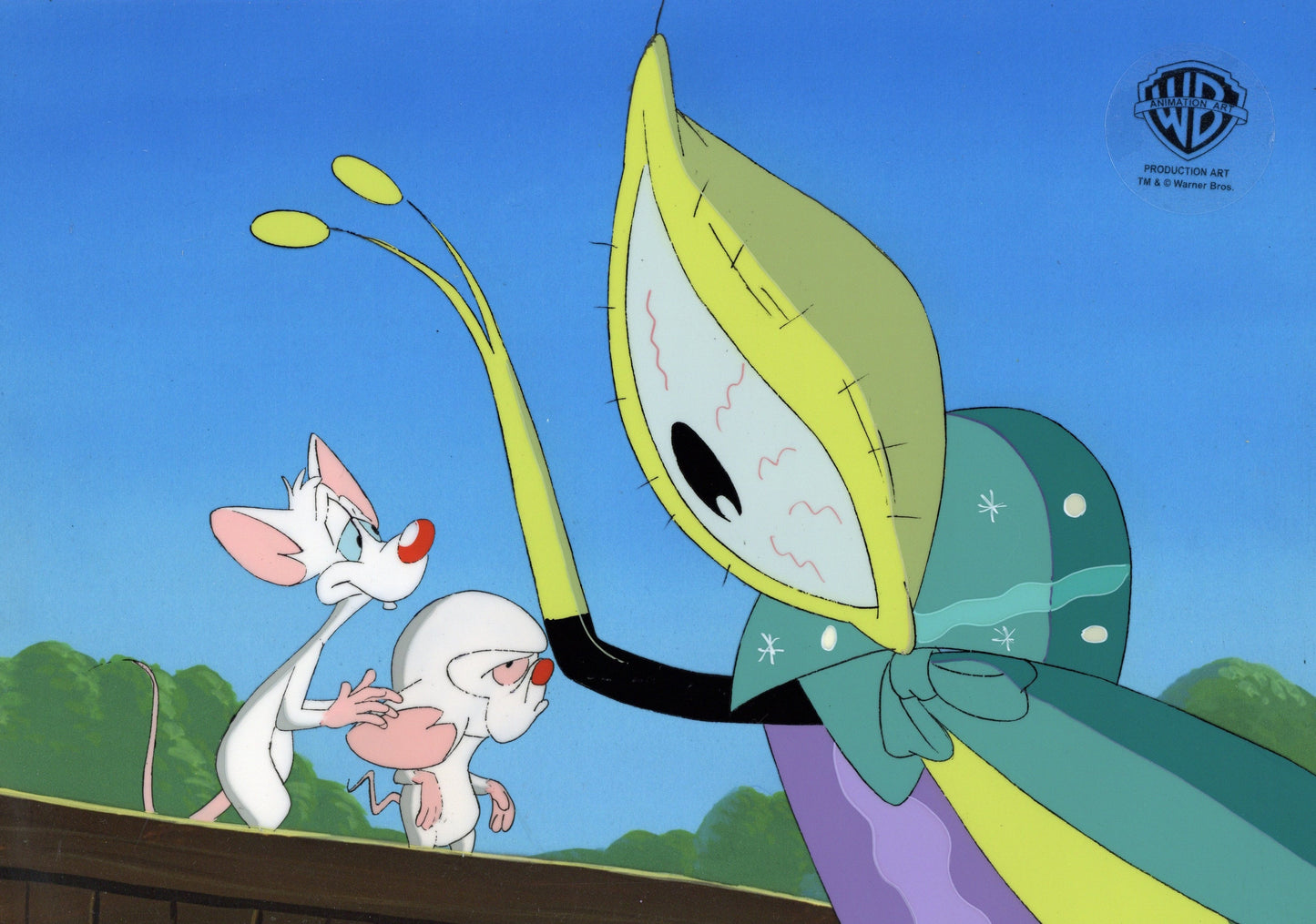 Pinky And The Brain Original Production Cel: Pinky, Brain