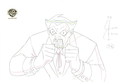 Justice League Original Production Drawing: Joker