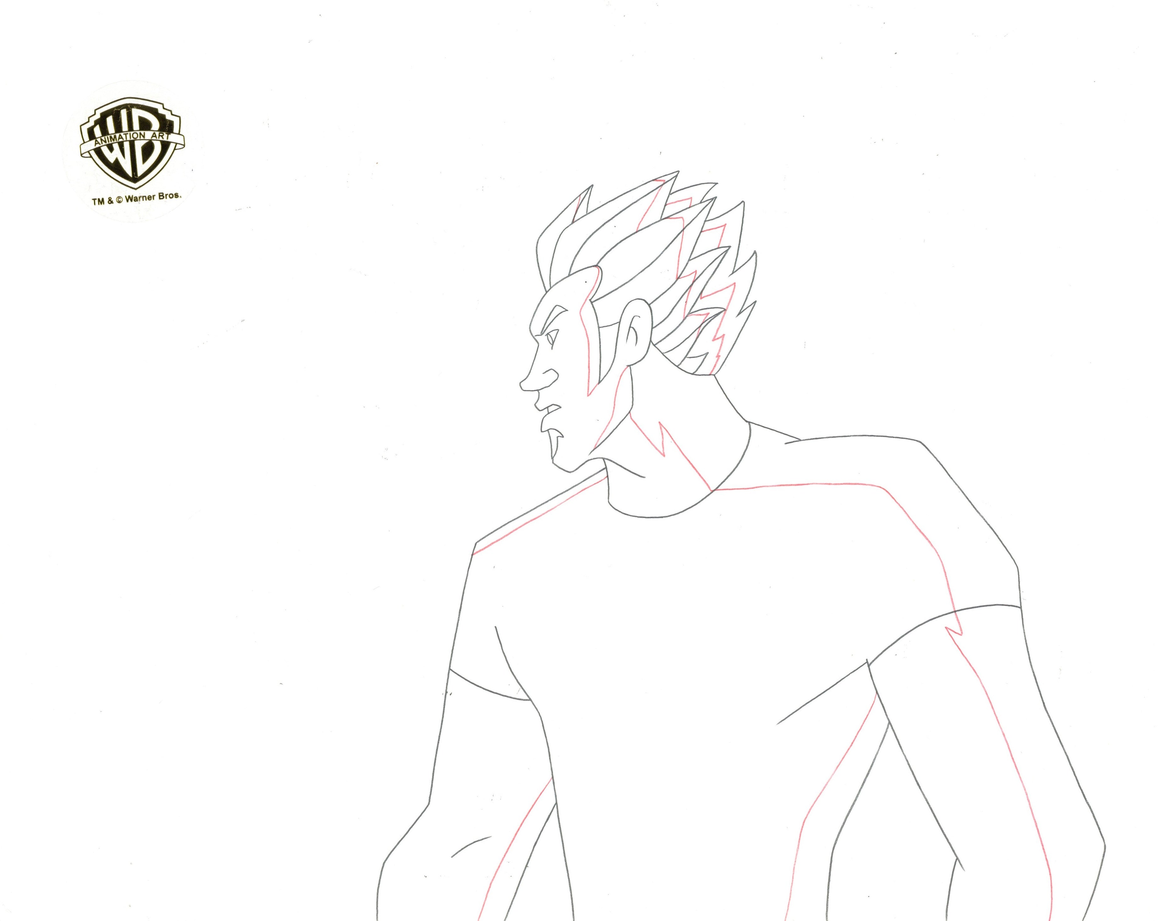 Static Shock Original Production Drawing: Hotstreak – Clampett Studio