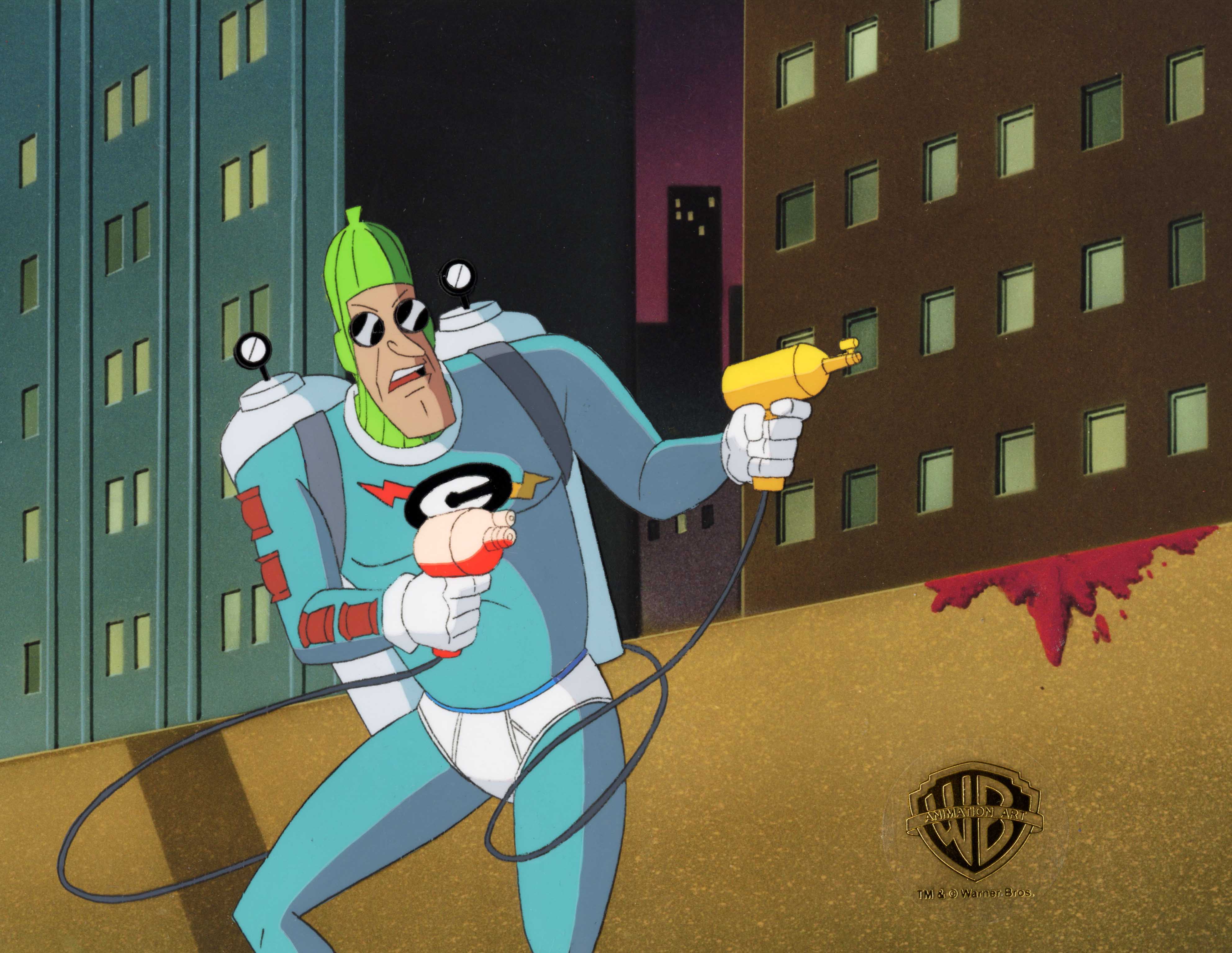 Batman The Animated Series Original Production Cel With Matching Drawi batman-the-animated-series-original-production-cel-with-matching-drawi