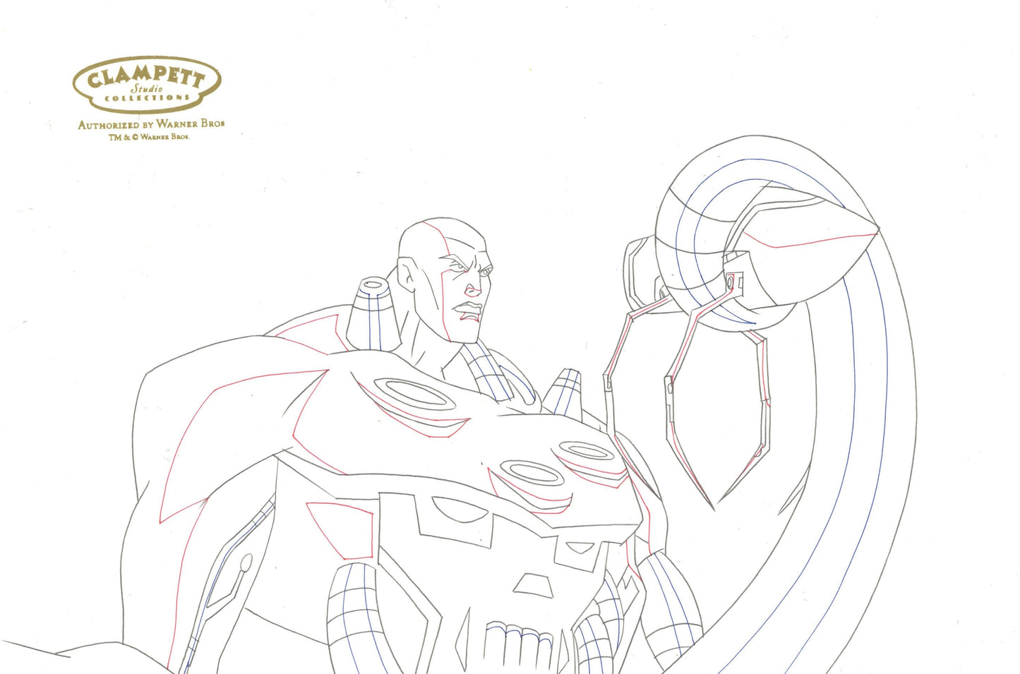 Justice League Unlimited Original Production Drawing: Lex Luthor