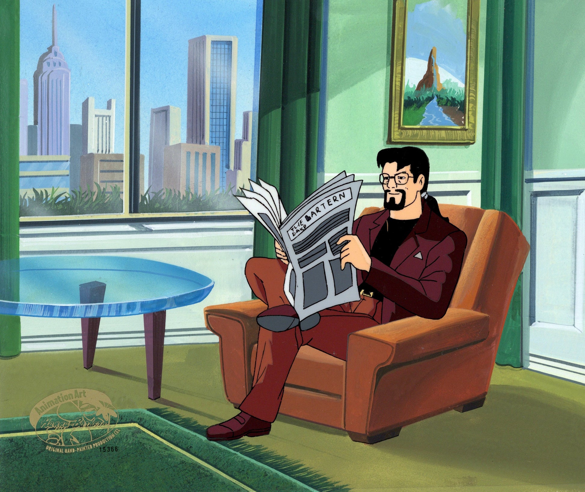 Scooby-Doo and the Witch's Ghost Original Production Cel on Original B ...