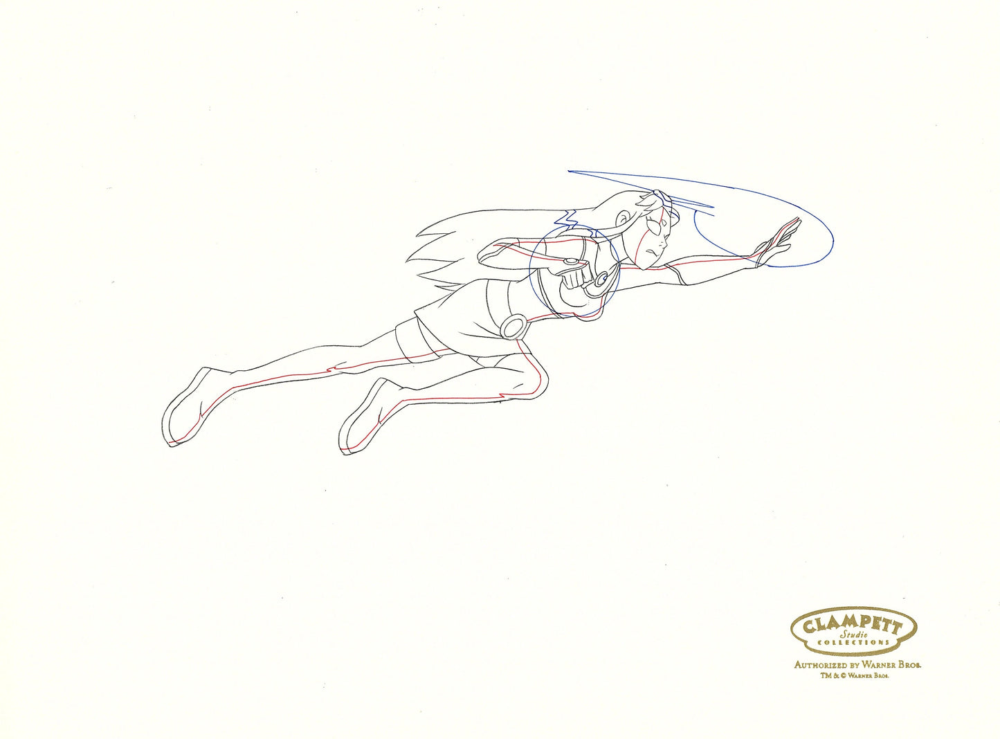 Teen Titans Original Production Drawing: Starfire