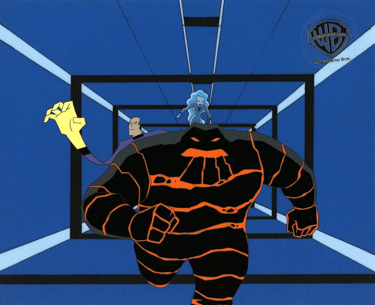 Batman Beyond Original Production Cel with Matching Drawings: Magma, 2-D Man, Freon