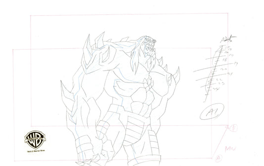 Superman: Doomsday Original Production Drawing: Doomsday