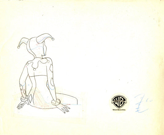 Batman The Animated Series Original Production Drawing: Harley Quinn