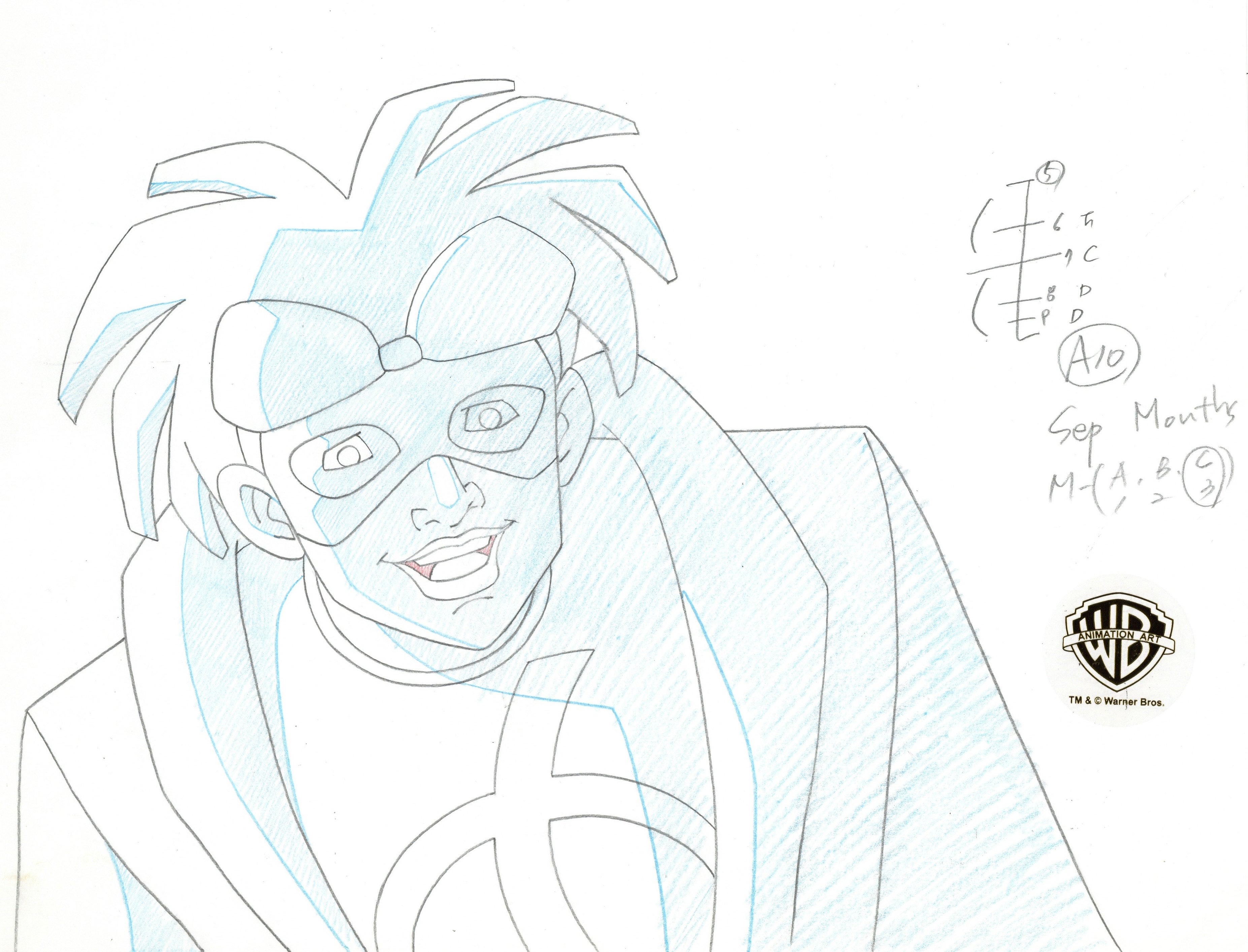 Static Shock Original Production Drawing: Static – Clampett Studio