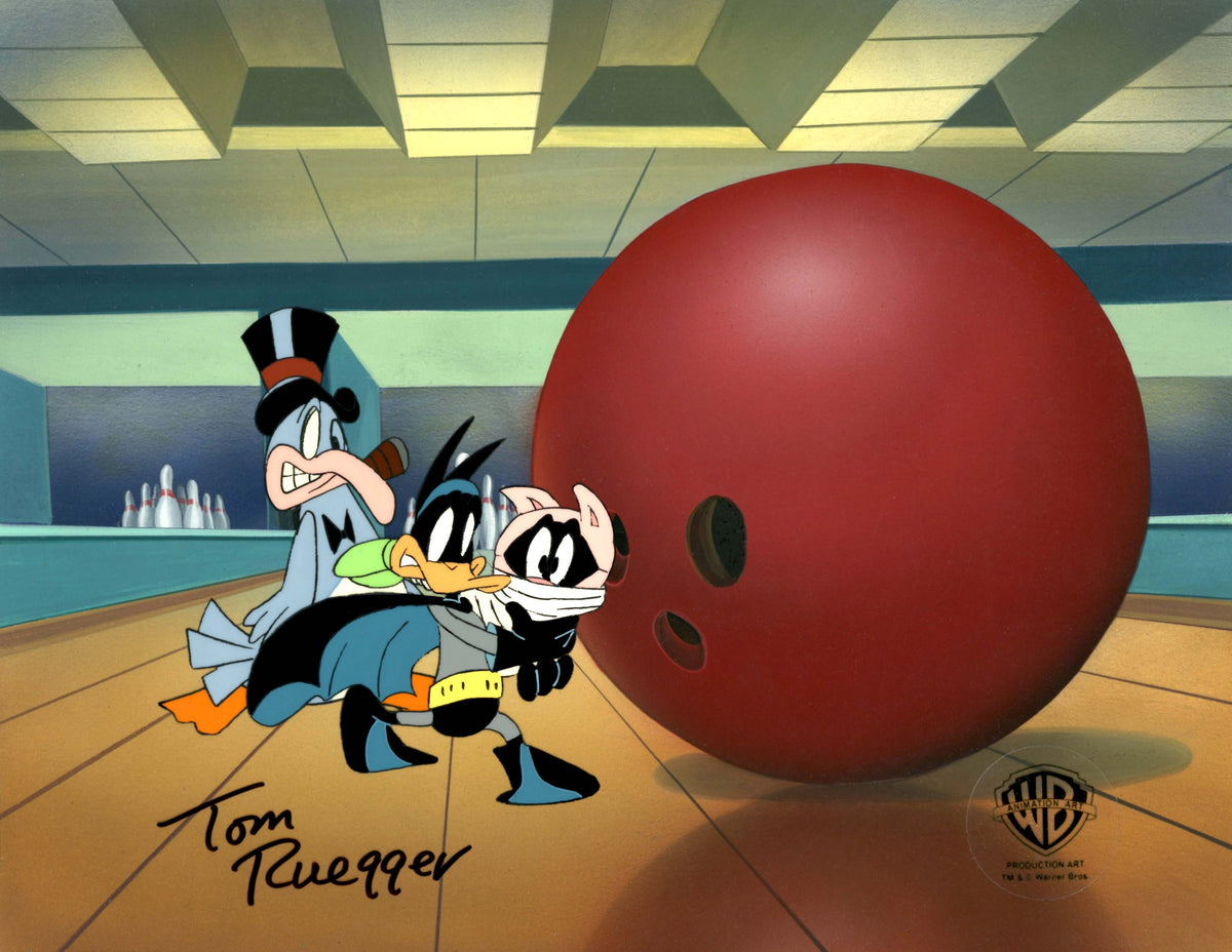 Tiny Toons Original Production Cel on Original Background Signed by To ...