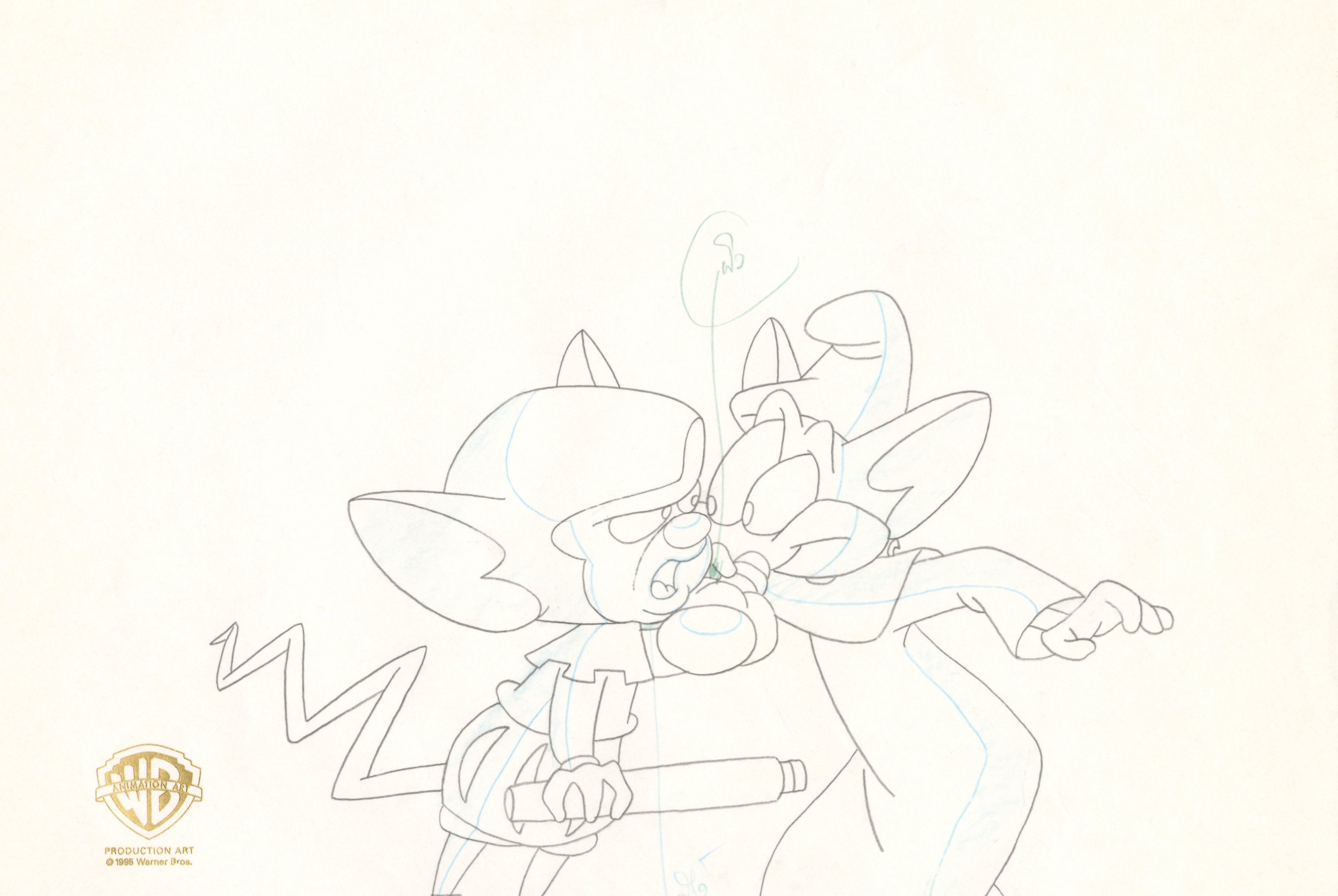 Pinkey Pay Pinky And The Brain Original Production Drawing: Pinky, Brain ...