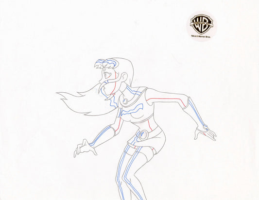 Teen Titans Original Production Drawing: Starfire