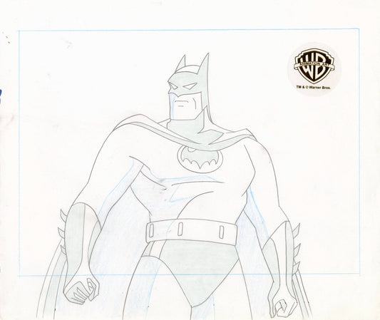 Batman The Animated Series Original Production Drawing: Batman